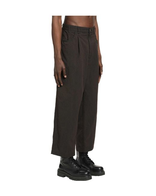 Comme des Garçons Black Comme Des Garçons Homme Pleated Straight Leg Trousers for men