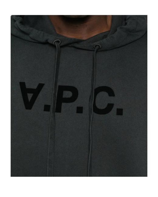 A.P.C. Black Standard Grand Vpc Hoodie for men