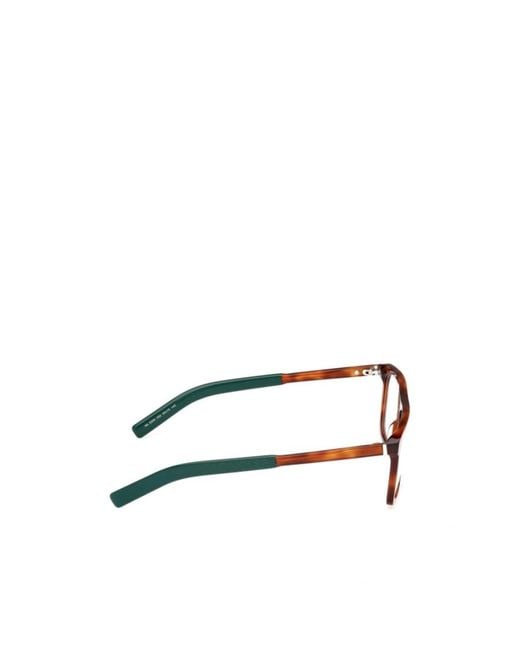 Moncler White Eyewear Rectangle Frame Glasses for men