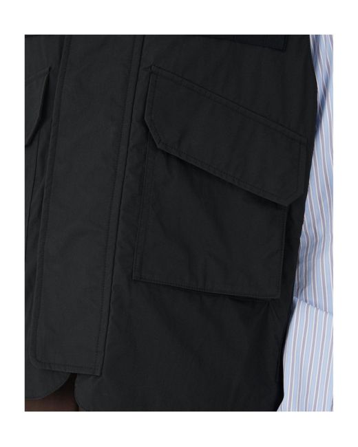 Comme des Garçons Black Sleeveless Vest for men