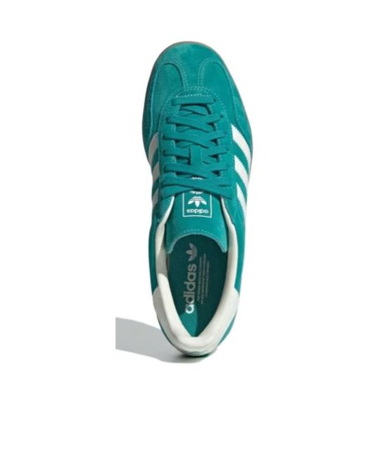 Adidas Green Originals Gazelle Indoor Lace-Up Sneakers for men