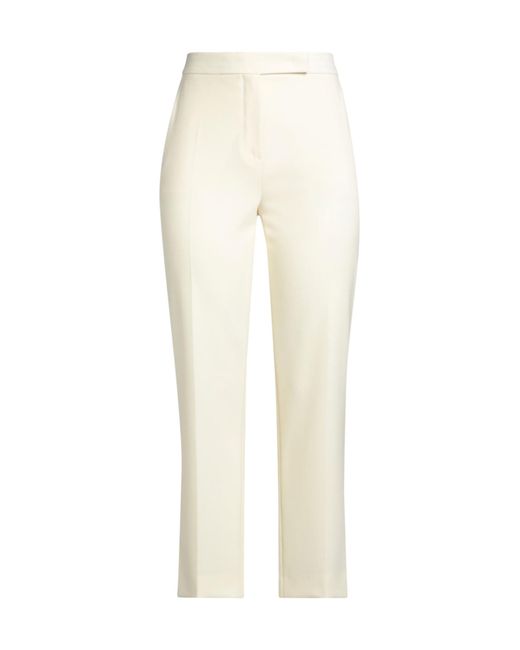 Max Mara White Tailored Dress Pants