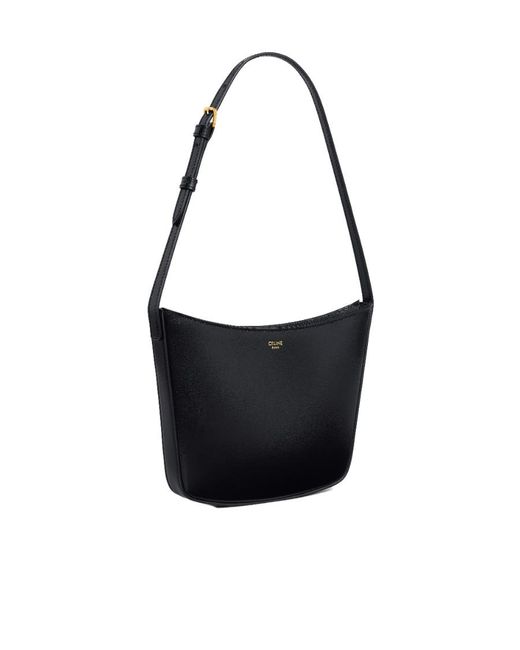 Céline Black Medium Croque Bag