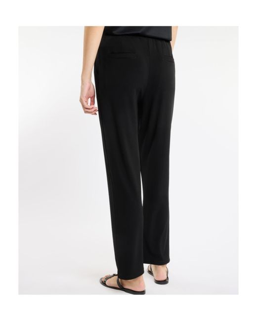 Fay Black Straight Leg Pants