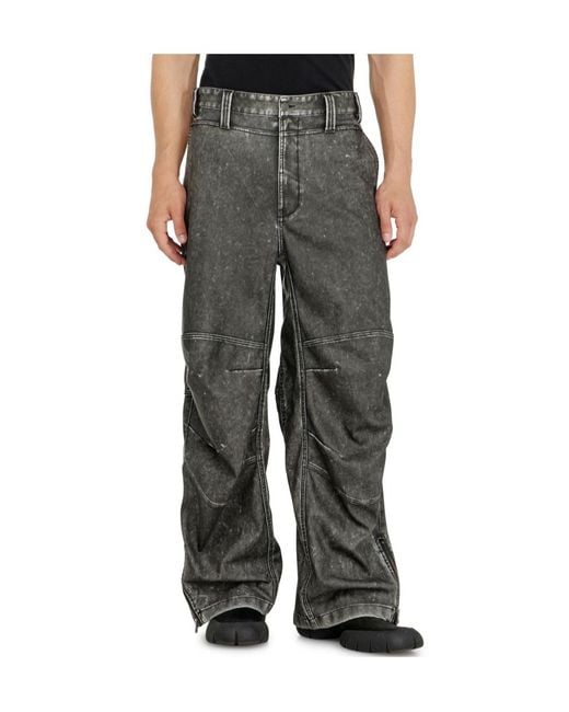 DIESEL Gray Pants for men