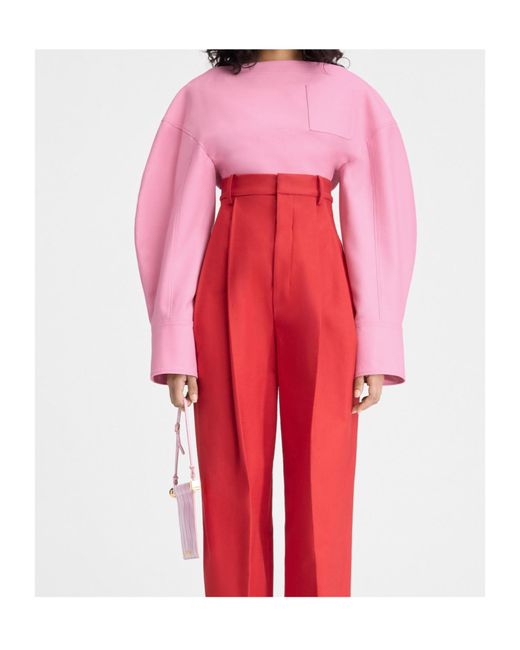 Jacquemus Pink The Casaco Top
