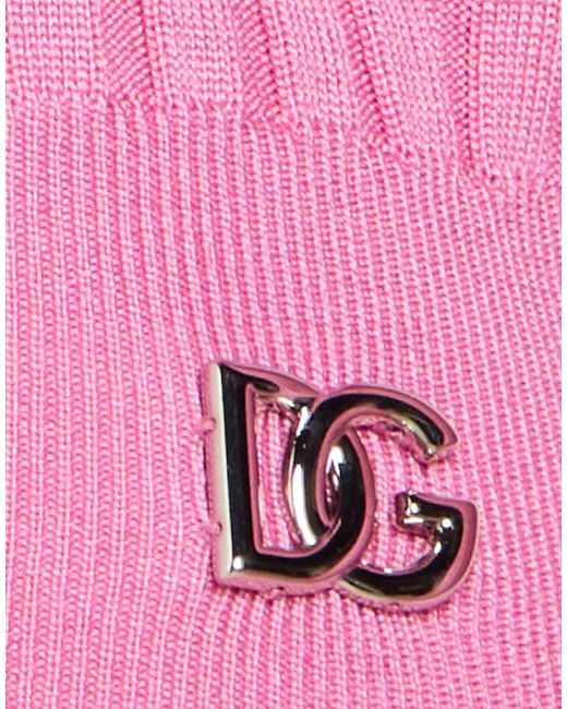 Dolce & Gabbana Pink Solid Color Jumpers