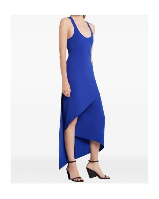 Courreges Blue Infinity Midi Dress
