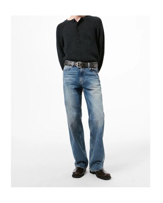 Our Legacy Blue Carlson Straight-Leg Jeans for men