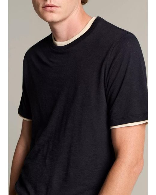 Vince Black Short-Sleeved T-Shirt for men