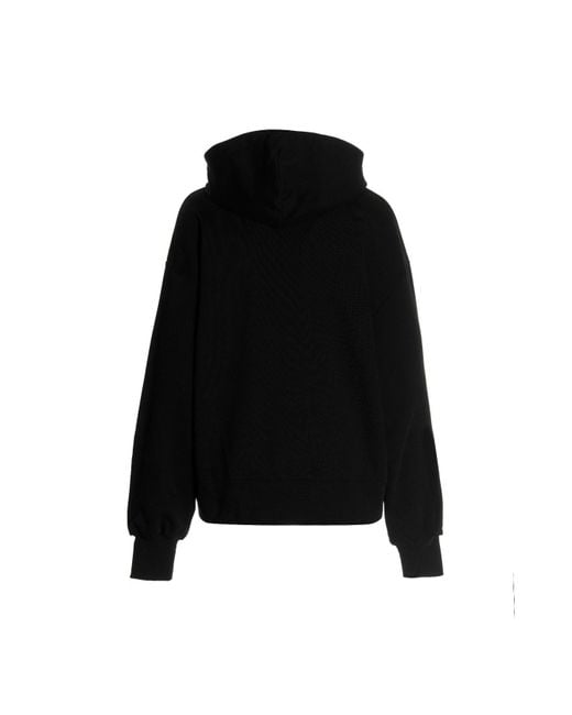 Gcds Black X Spongebob Graphic Printed Drawstring Hoodie