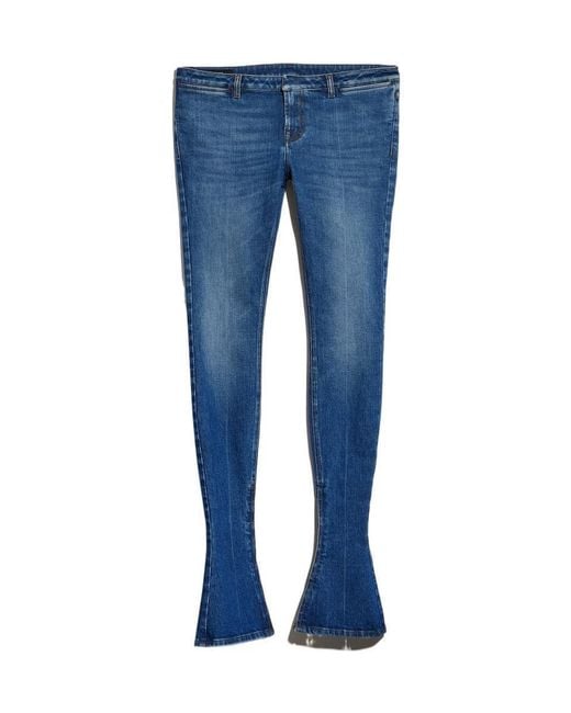 Gucci Blue Fitted Stretch Jeans
