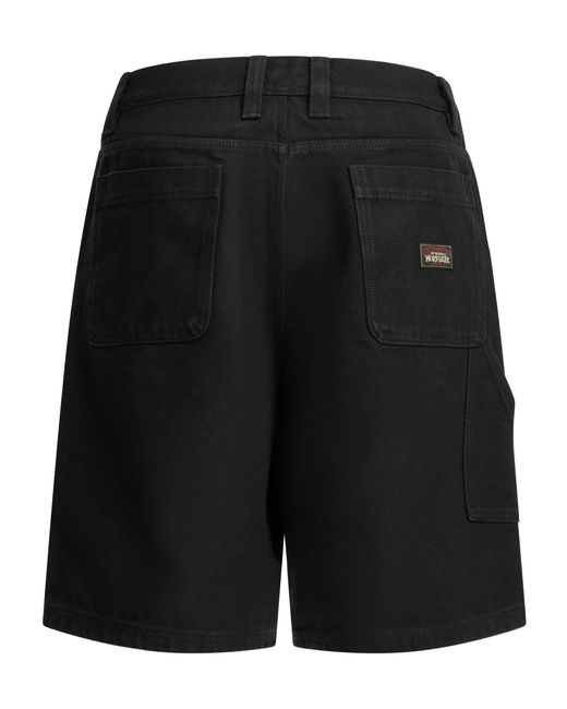 Stussy Black Stüssy Workwear Utility Shorts for men