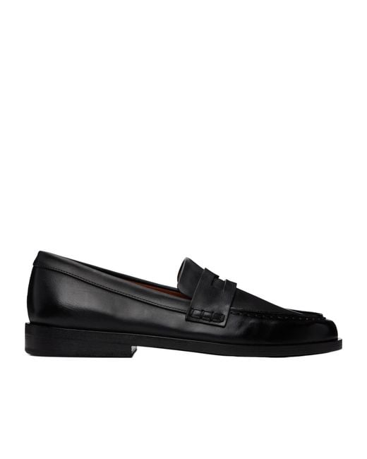 Marsèll Black Mocasso Leather Loafers for men