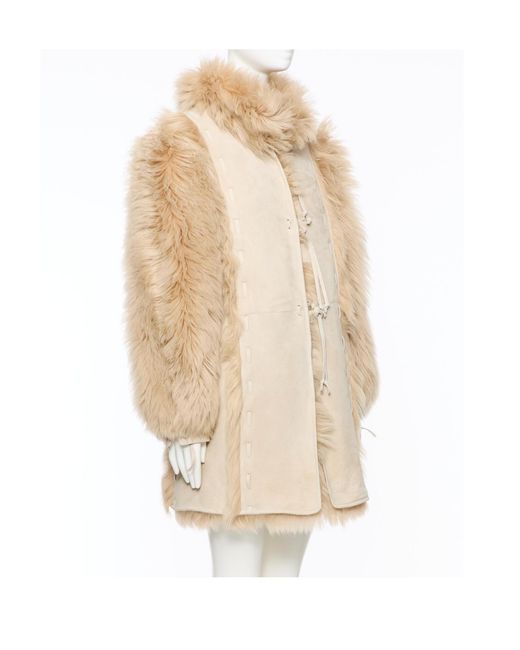 Valentino Natural Long-Sleeved Fur