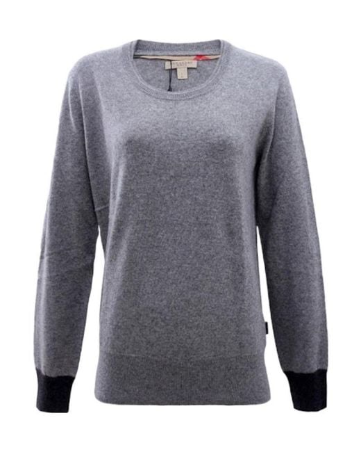 Burberry Blue Round-Neck Sweater