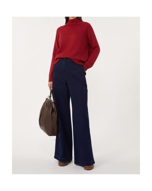 Weekend by Maxmara Red Long-Sleeved Turtleneck