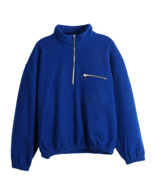 Rier Blue Long-Sleeved Sweatshirt for men