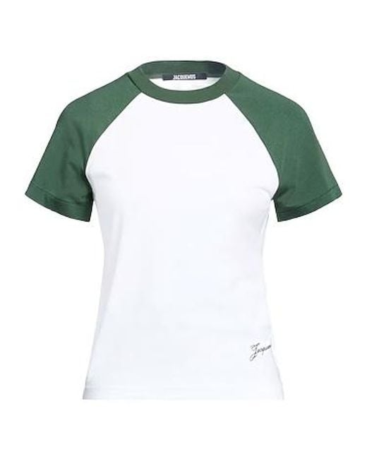 Jacquemus Green Color Block Printed T-Shirt