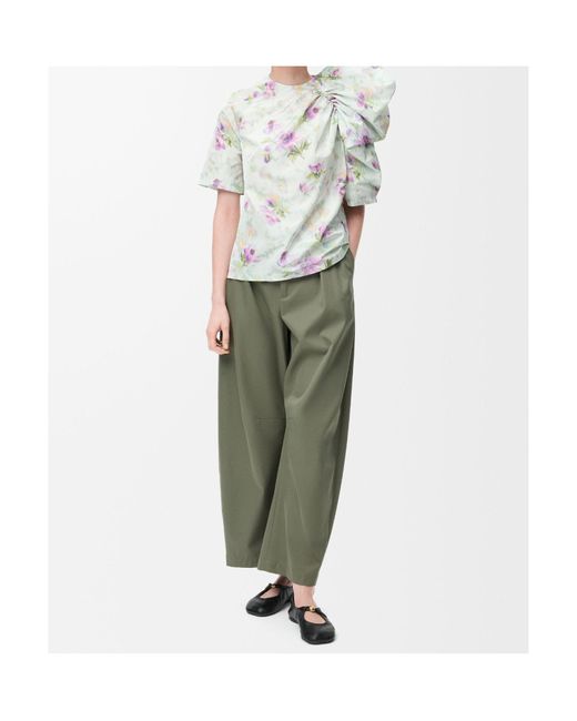 Loewe Green Barrel Trousers