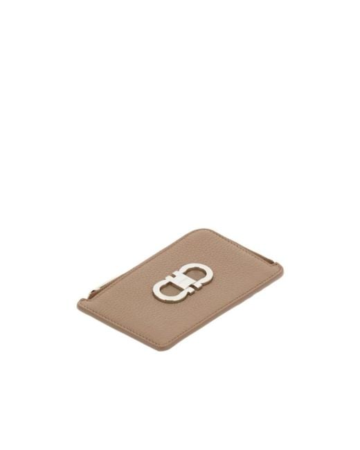 Ferragamo Multicolor Gancini Card Holder