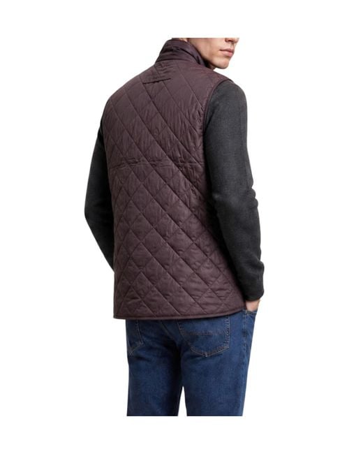 Barbour Purple High-Neck Vest for men