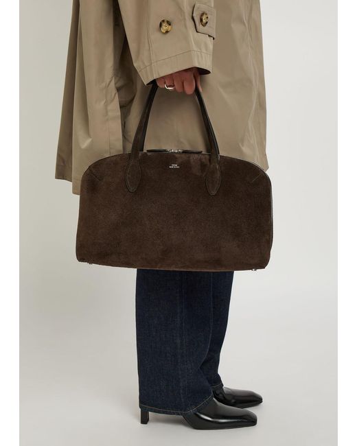 Totême Brown Suede Tote Bag