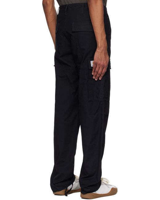Carhartt Black Wip Regular Cargo Pants for men