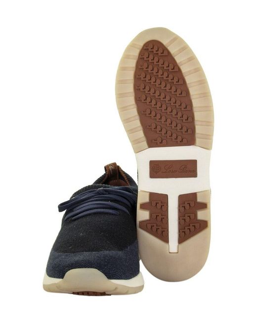 Loro Piana Blue Flexy Walk Sneakers for men