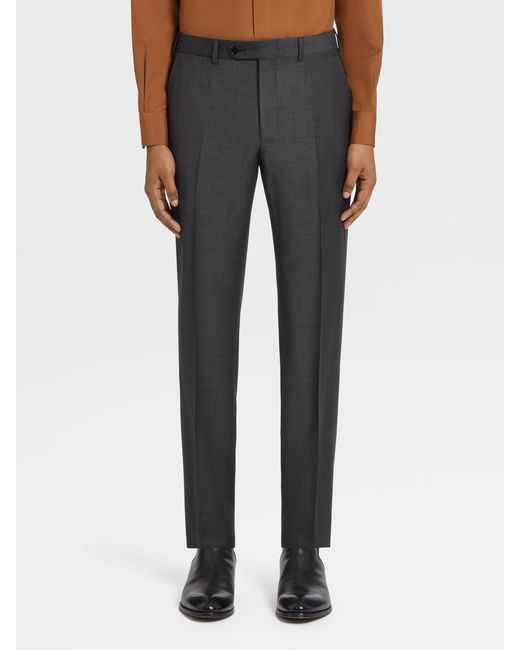 Zegna Black Trofeo Single-Breasted Suit for men