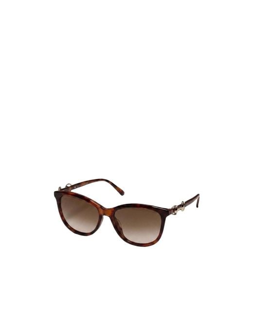 Gucci Multicolor Low Nose Bridge Fit Round Sunglasses