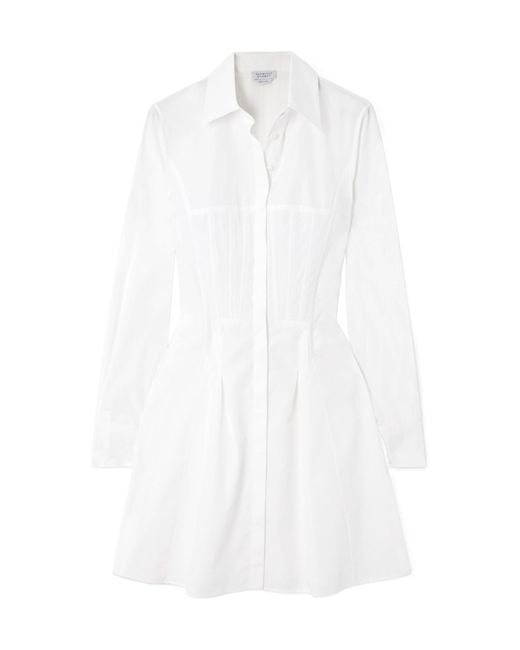 Gabriela Hearst White Long Sleeve Dress