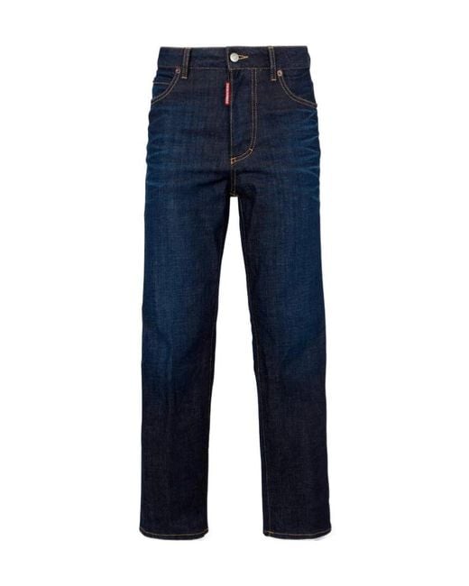 DSquared² Blue Dark Urban Boston Jeans