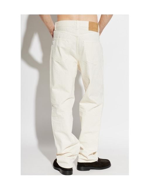 Haikure White Straight-Leg Jeans for men