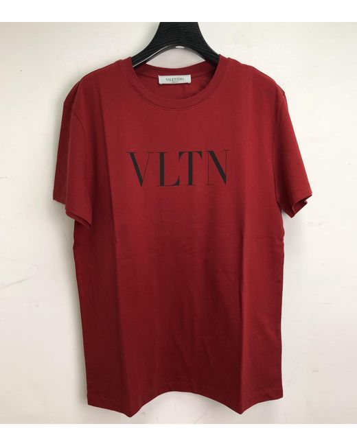 Valentino Red Vltn Logo T-Shirt