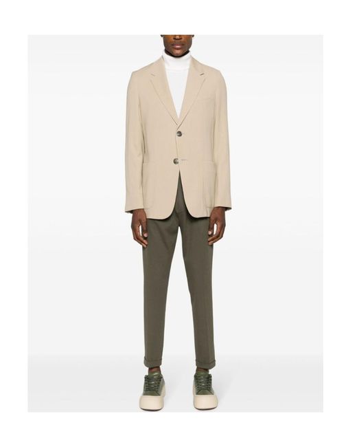 AMI Natural Single-Breasted Blazer for men