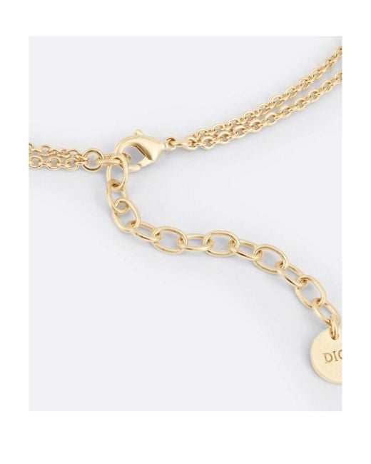 Dior White Jardin D'Hiver Multichain Necklace