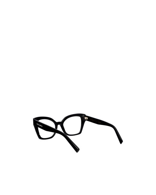 Dolce & Gabbana White Eyewear Butterfly Frame Glasses