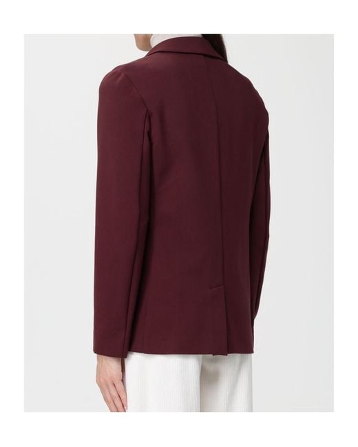 Max Mara Red Long Sleeve Jacket