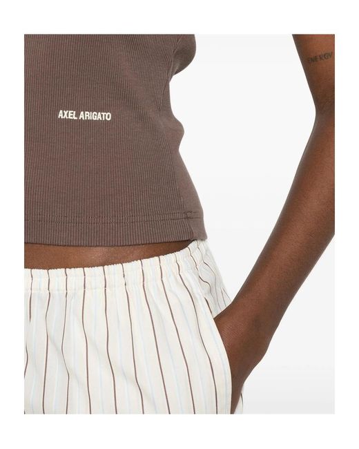 Axel Arigato Brown Short-Sleeved T-Shirt