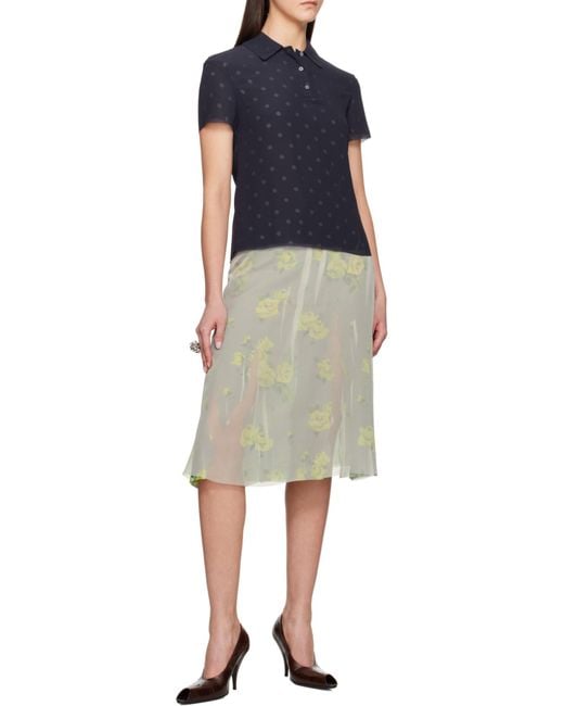 Acne Gray Pattern Skirt