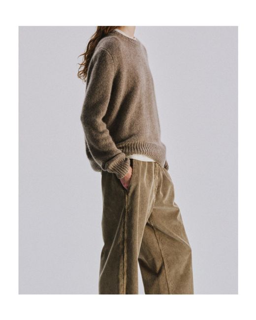 The Row Brown Long-Sleeved Sweater