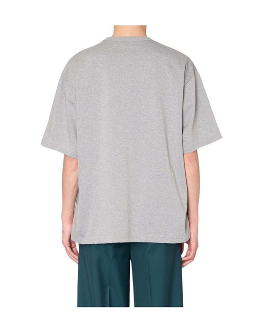 Kolor Gray Crew-Neck T-Shirt for men