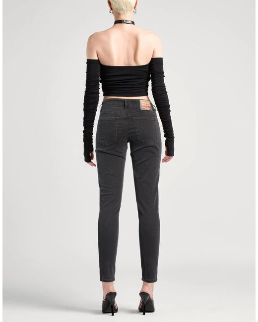 DIESEL Black Denim Trousers
