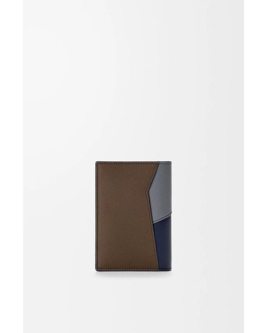 Loewe Blue Puzzle Bifold Cardholder for men