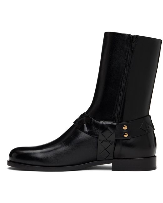 Bottega Veneta Black Achille Boot for men