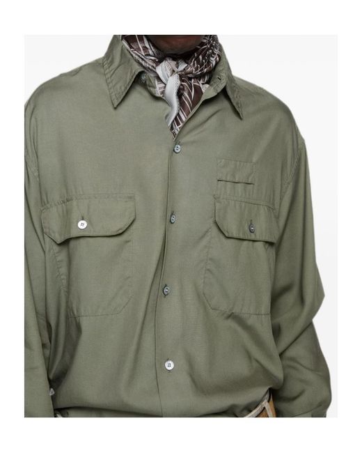 Acne Gray Check Scarf for men