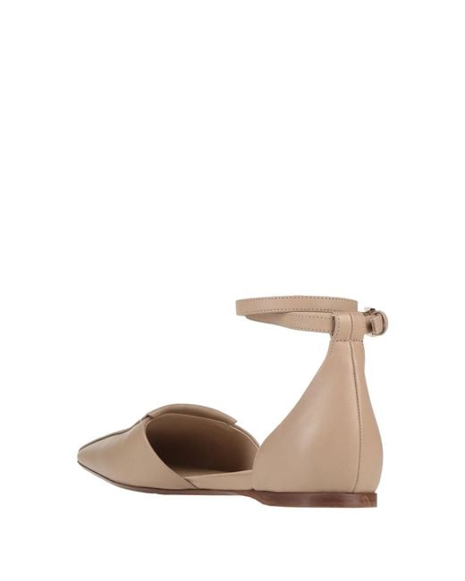 Max Mara Natural Minimal Ballet Flats