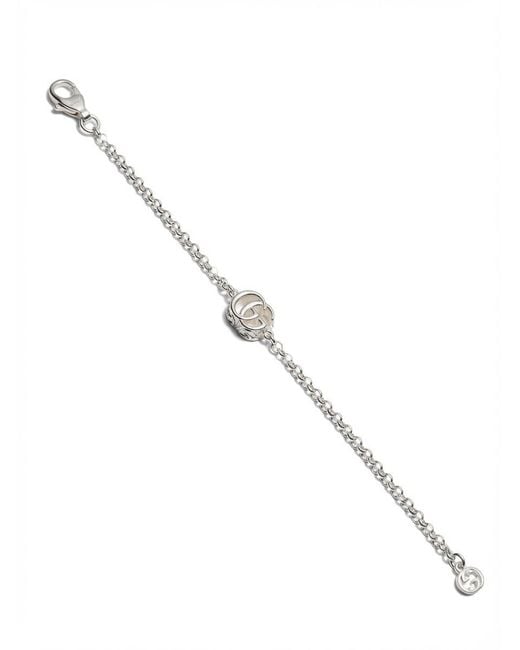 Gucci Metallic Gg Marmont Charm Bracelet