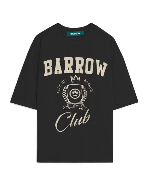 Barrow Black Jersey T-Shirt for men